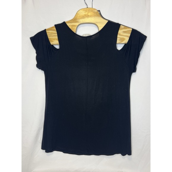 23 Love Street Cold Shoulder Short Sleeve Boho Shirt- XL/XXL - See Measurements - Picture 5 of 7